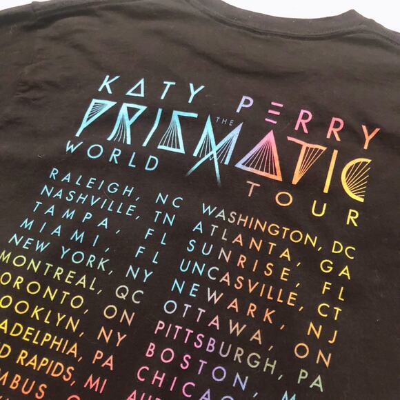 Next Level Apparel Katy Perry Prismatic World Tour Graphic Band Shirt - Picture 7 of 9